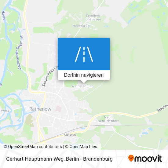 Gerhart-Hauptmann-Weg Karte