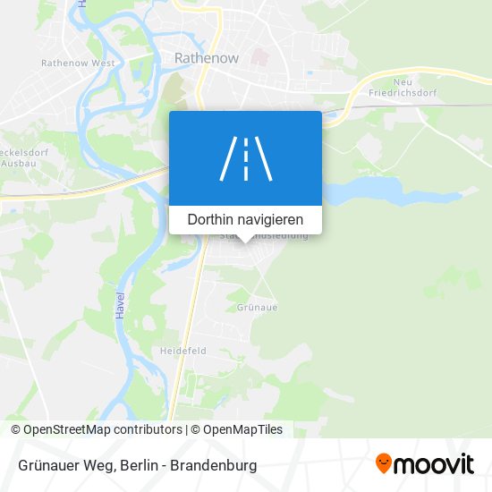 Grünauer Weg Karte