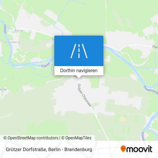 Grützer Dorfstraße Karte