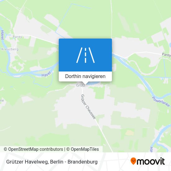 Grützer Havelweg Karte