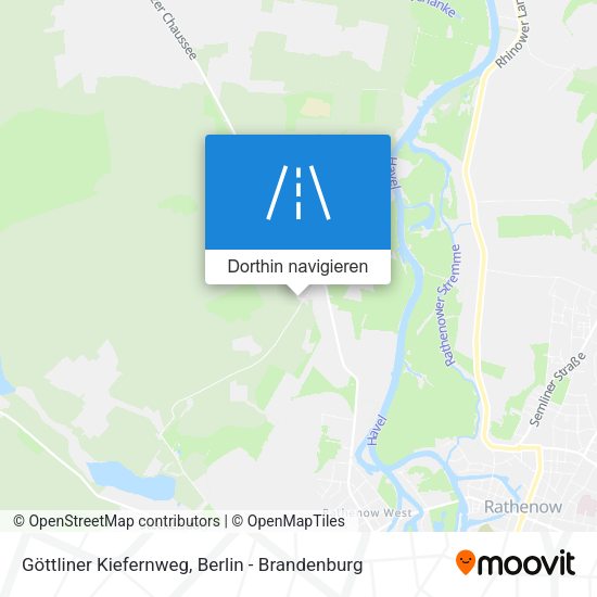 Göttliner Kiefernweg Karte