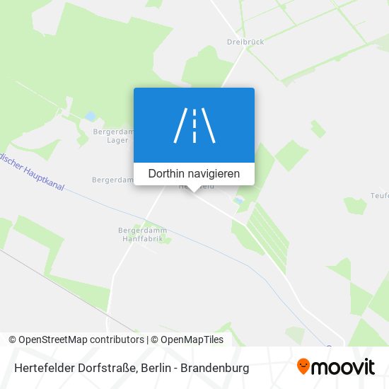 Hertefelder Dorfstraße Karte