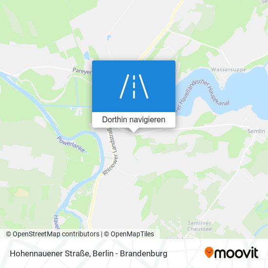 Hohennauener Straße Karte