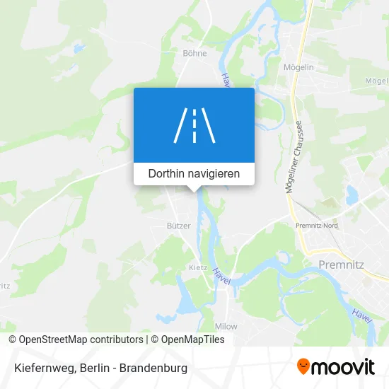 Kiefernweg Karte