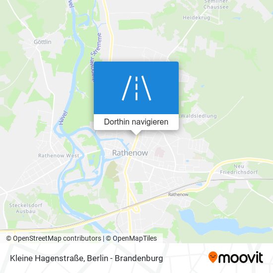 Kleine Hagenstraße Karte