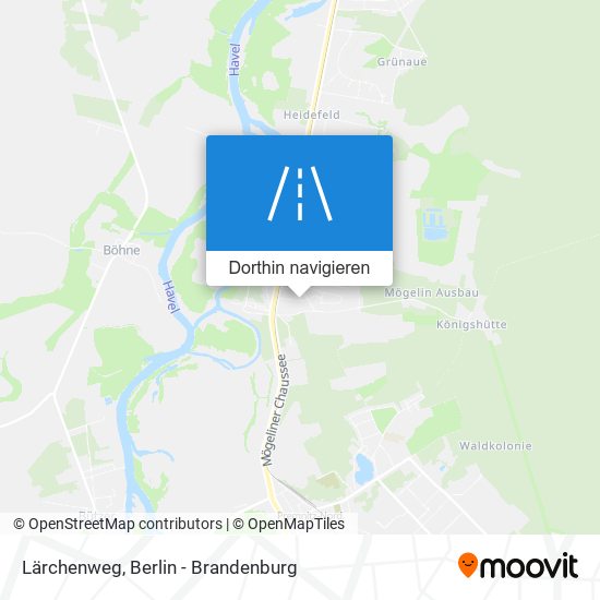 Lärchenweg Karte