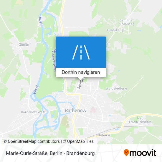 Marie-Curie-Straße Karte