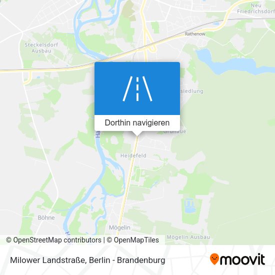 Milower Landstraße Karte