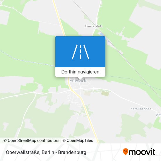 Oberwallstraße Karte