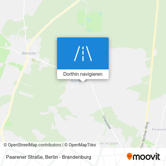 Paarener Straße Karte