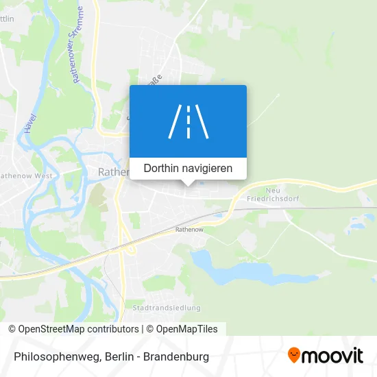 Philosophenweg Karte