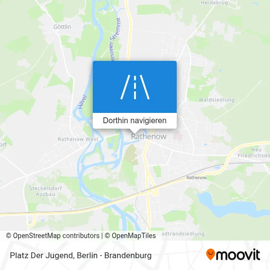 Platz Der Jugend Karte