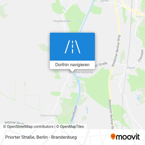 Priorter Straße Karte