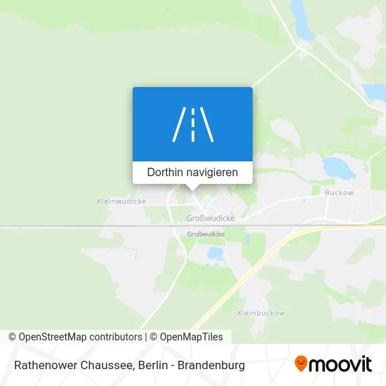 Rathenower Chaussee Karte