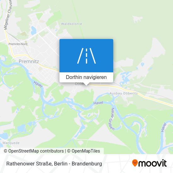 Rathenower Straße Karte