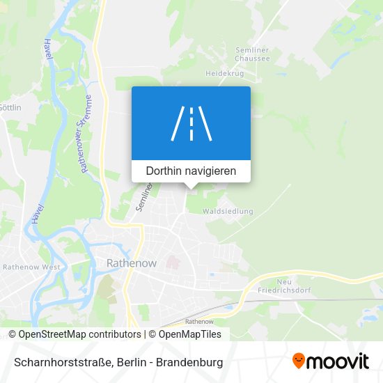 Scharnhorststraße Karte