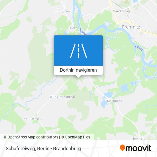 Schäfereiweg Karte