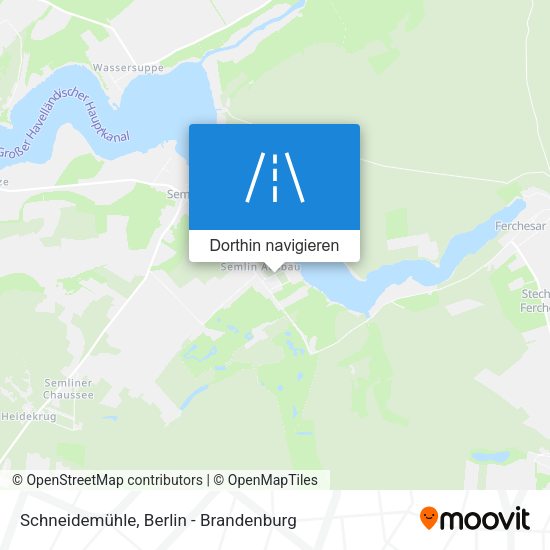 Schneidemühle Karte