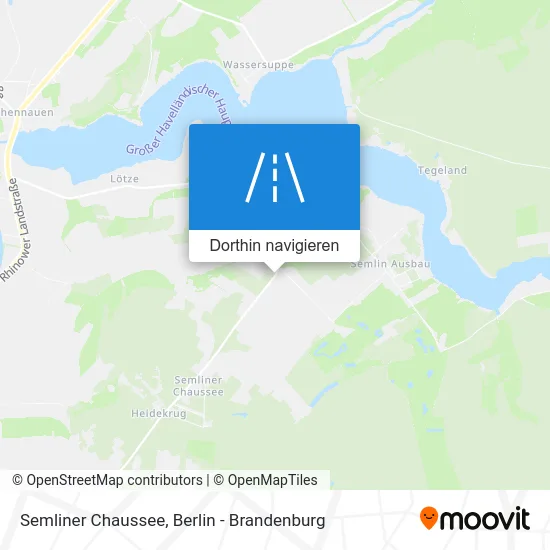 Semliner Chaussee Karte