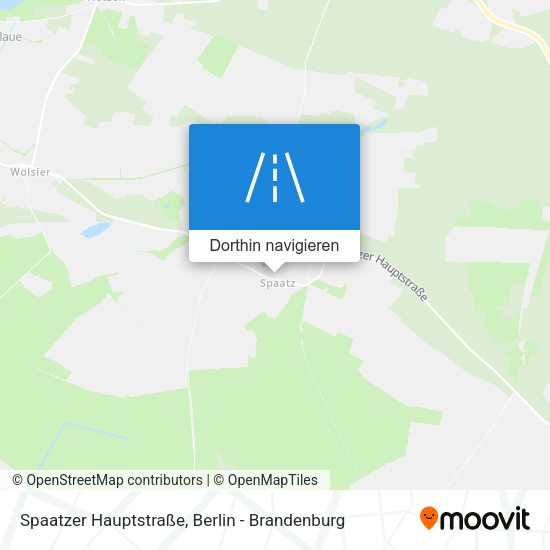 Spaatzer Hauptstraße Karte
