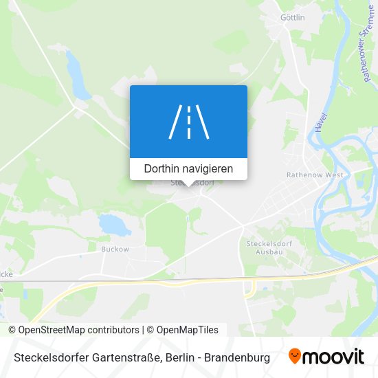 Steckelsdorfer Gartenstraße Karte