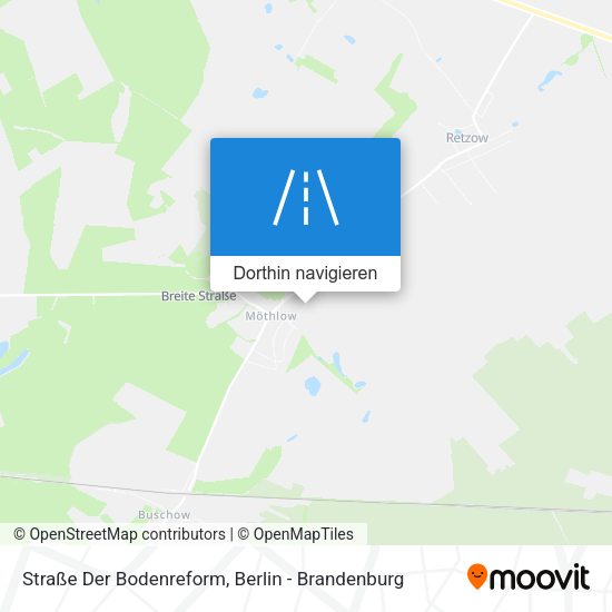 Straße Der Bodenreform Karte
