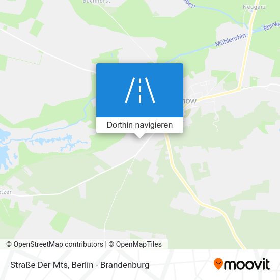 Straße Der Mts Karte
