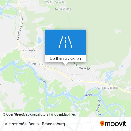Vistrastraße Karte