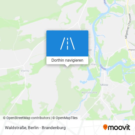 Waldstraße Karte