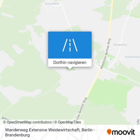 Wanderweg Extensive Weidewirtschaft Karte