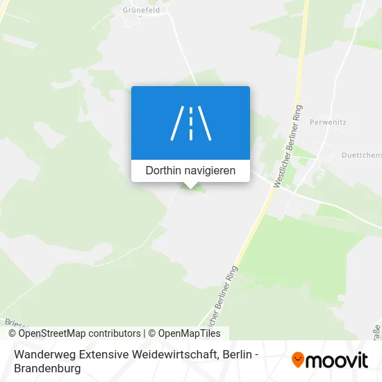 Wanderweg Extensive Weidewirtschaft Karte