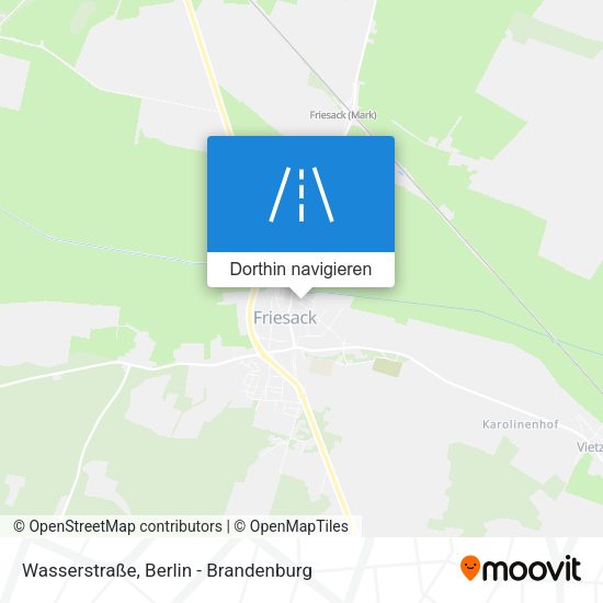 Wasserstraße Karte