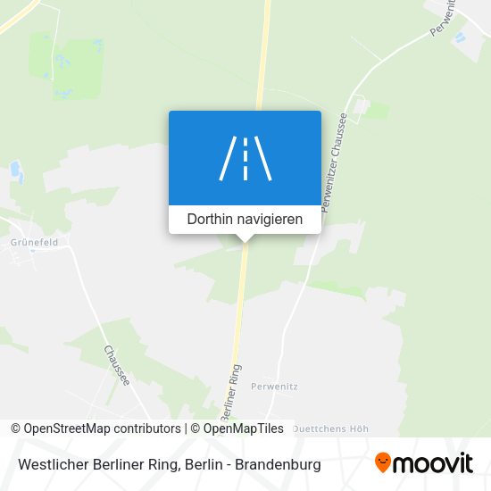 Westlicher Berliner Ring Karte