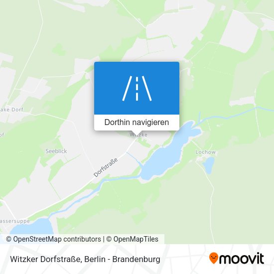 Witzker Dorfstraße Karte