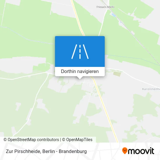 Zur Pirschheide Karte
