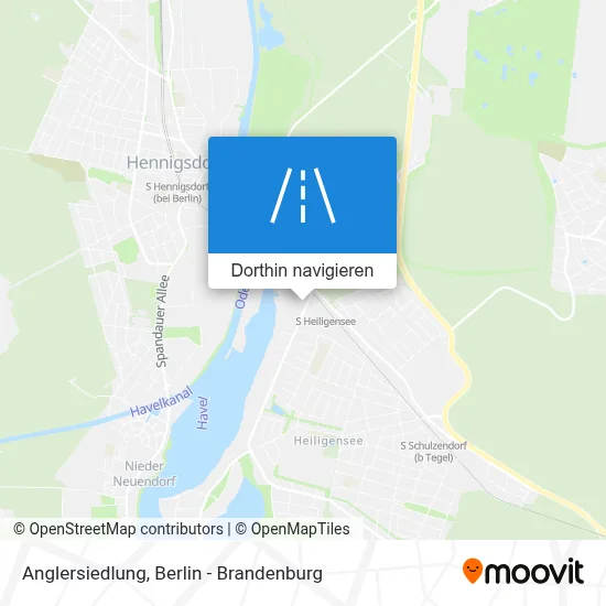 Anglersiedlung Karte