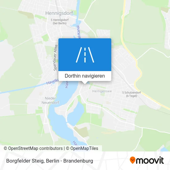 Borgfelder Steig Karte