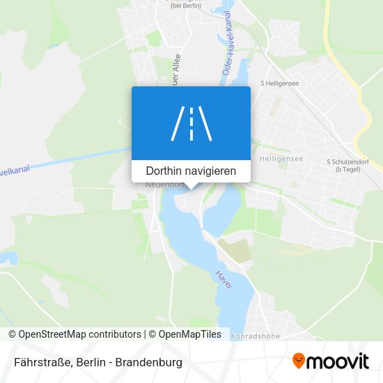 Fährstraße Karte