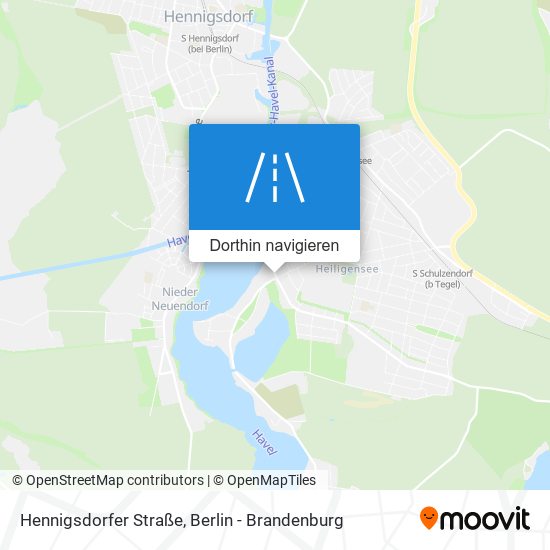 Hennigsdorfer Straße Karte