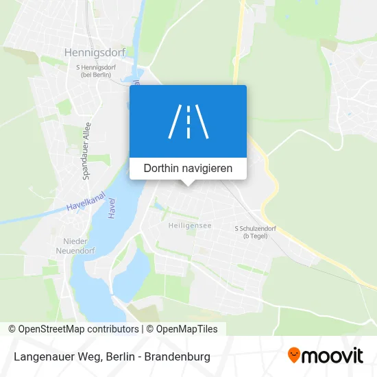 Langenauer Weg Karte