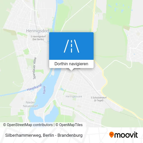 Silberhammerweg Karte