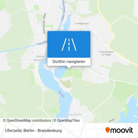 Uferzeile Karte
