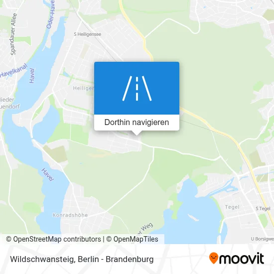 Wildschwansteig Karte