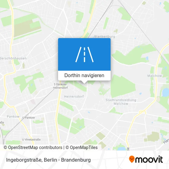 Ingeborgstraße Karte