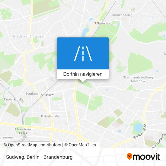 Südweg Karte
