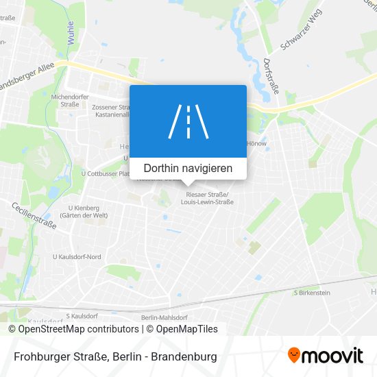 Frohburger Straße Karte