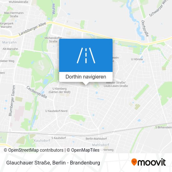 Glauchauer Straße Karte
