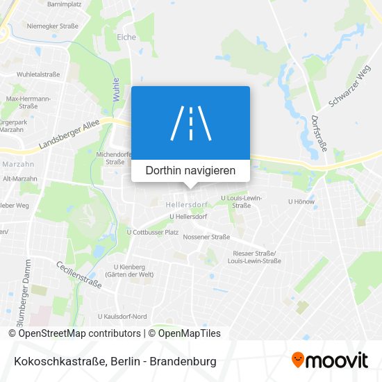 Kokoschkastraße Karte