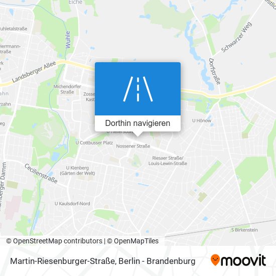 Martin-Riesenburger-Straße Karte