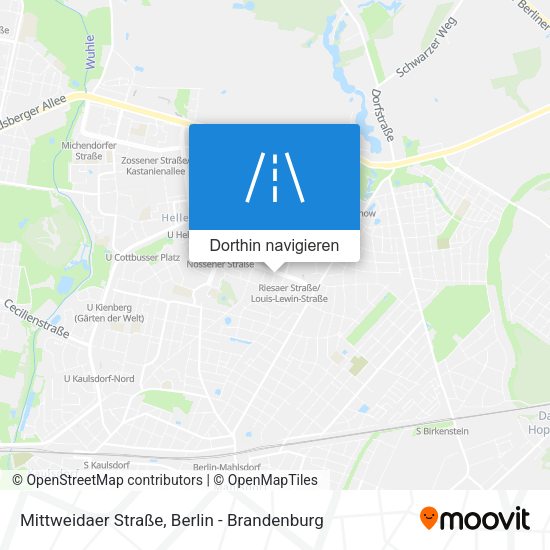 Mittweidaer Straße Karte
